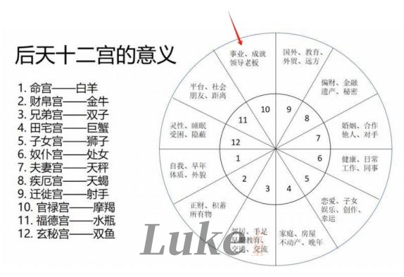 星盘十宫代表什么意思?很重的人,空宫代表什么?
