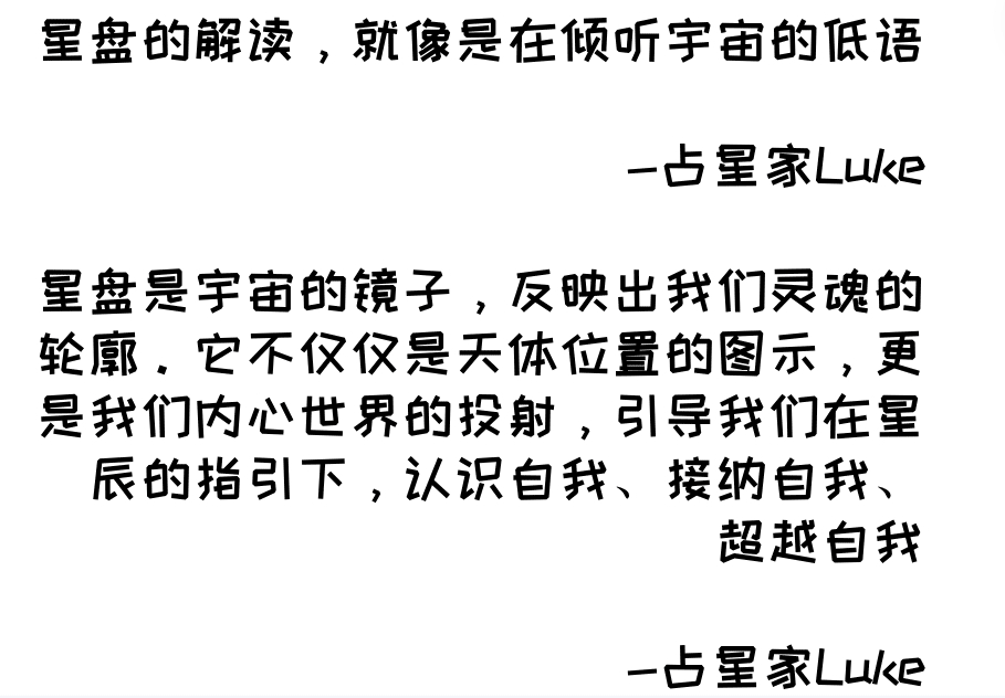 星盘占星